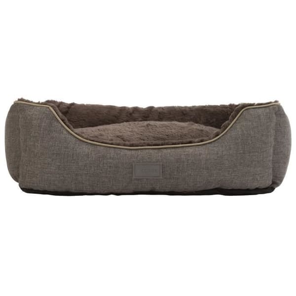KERBL Kurv Samuel - 50 x 40 x 15 cm - Sølv og grå - Til hund Grå
