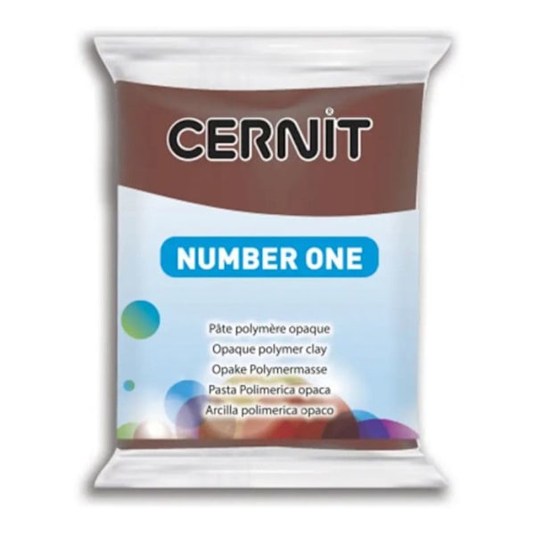 Polymer lerret - CERNIT - Nummer et - Brun - 62g - Til børn fra 8 år Brun