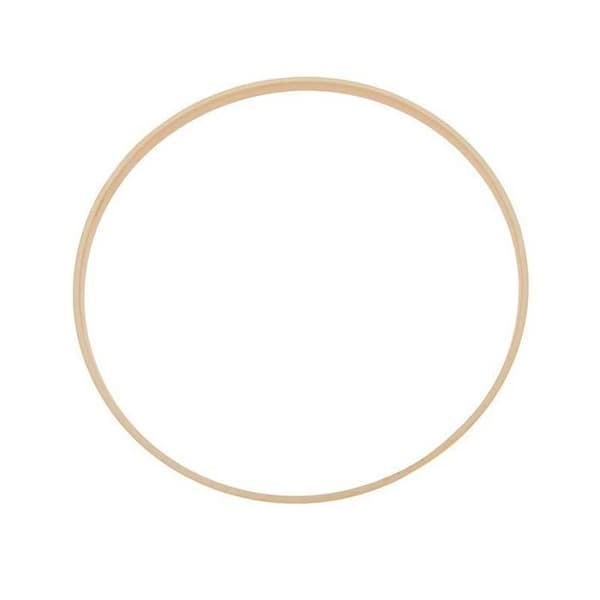 Platt bamburing Ø 25 cm brun