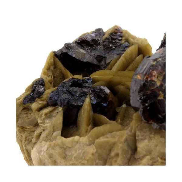 Sphalerit, Bournonit, Siderite 844,9 karat Flerfärgad