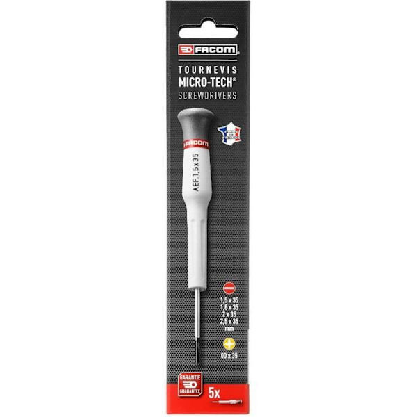 Set med 5 microtech precisionsskruvmejslar - FACOM - AEF.J1PB