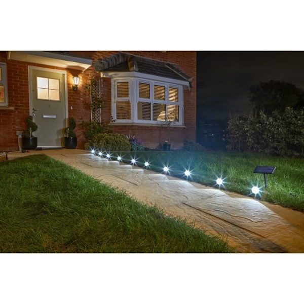 Solgarland - SMARDTV - Multi-spots 5L - 10 glödlampor - Cool vit - 5 lumen