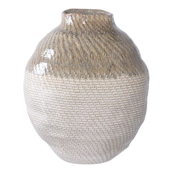 Lagos vase hvid, grøn. Grön