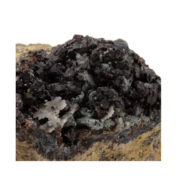 Sten og mineraler. Bournonit + Sphalerit. 1319,0 ct. Saint-Laurent-le-Minier, Occitanie, Frankrig.