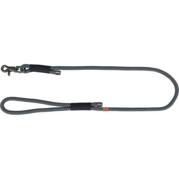 TRIXIE Soft Rope koppel - S–XL: 1m - ø 10 mm - Svart och grå
