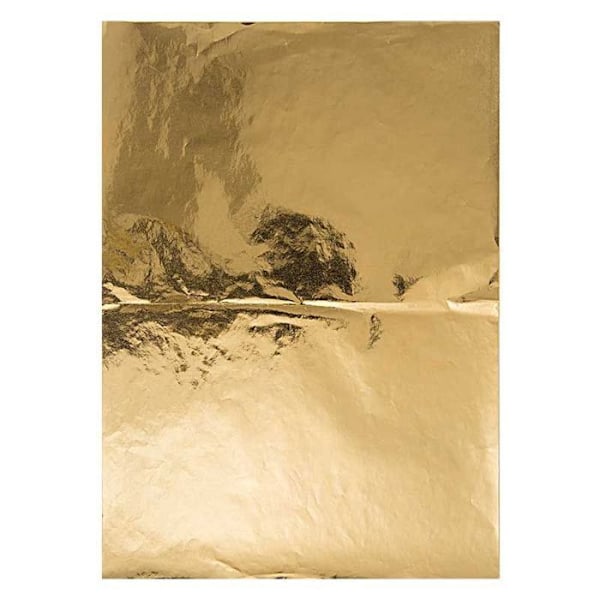 Glänsande guld lapppapper 30 x 42 cm gyllene