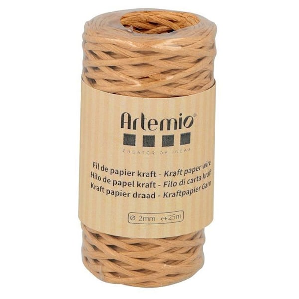 Voimapaperilanka 25 m x 2 mm kastanj