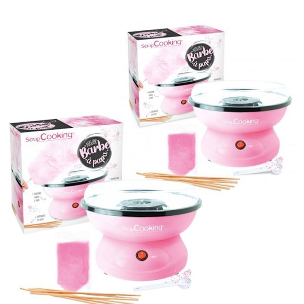 2 sockervaddsmaskiner Rosa
