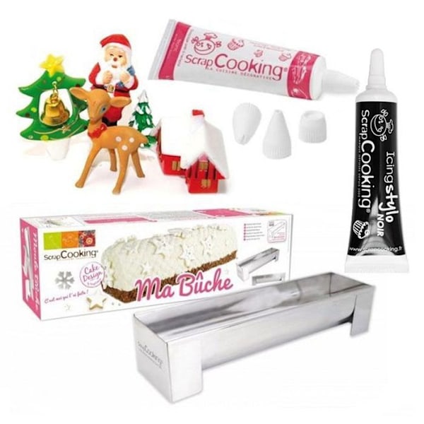Enchanted Yule log kit + svart glasyrpenna Svart