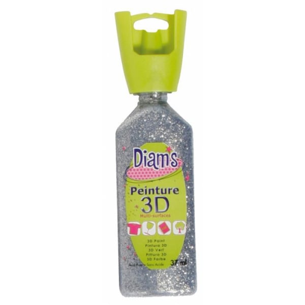 Diam's 3D - Silver - Glitter - 37 ml - Diam's