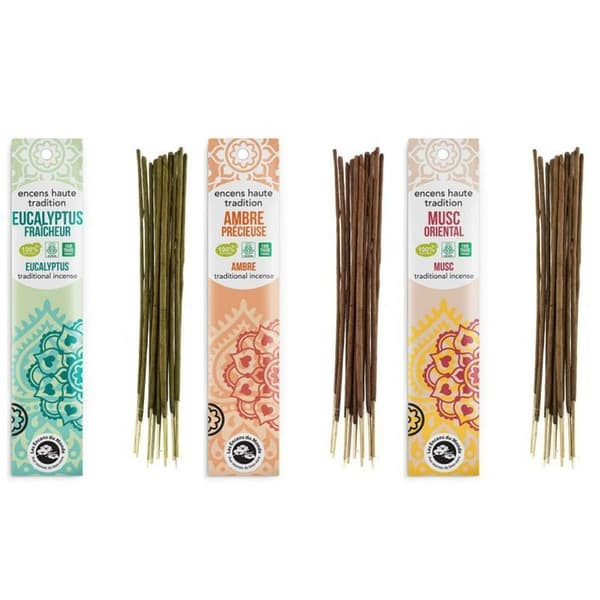 Traditionel indisk røgelsesæske - 3 x 20 pinde
