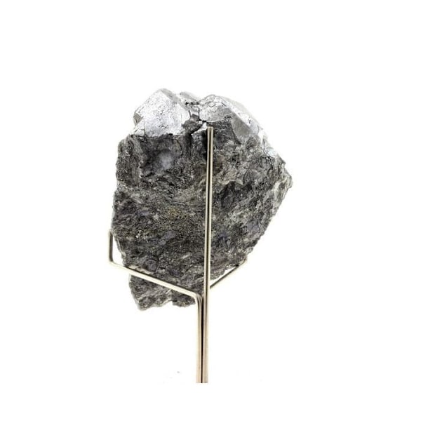Sten og mineraler. Skutterudite. 1527,5 øre. Bou Azzer Mine, Amerzgane, Ouarzazate, Marokko.