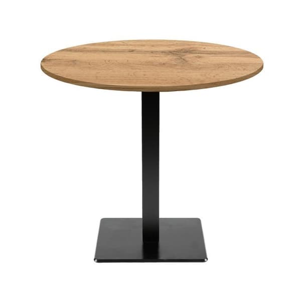 Rundt bord Ø 70 cm - model Milan egetræ armor brun