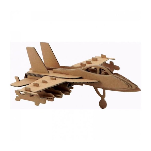 Pap flymodel - Brun - 16,5 x 17,5 x 6 cm Beige