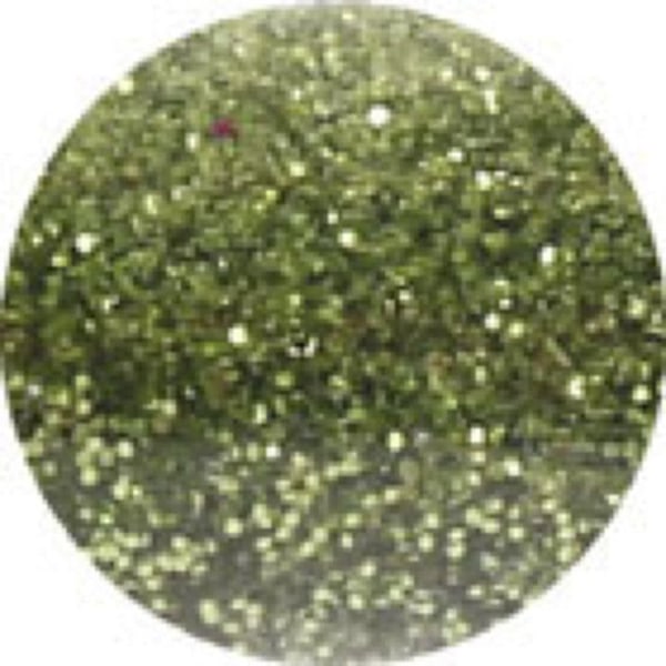 Biologiskt nedbrytbart glitterpulver 2,7 g - khakigrönt Grön
