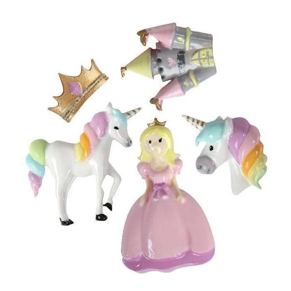 Silikoneform (mini) Einhorn Prinsesse {Färg}