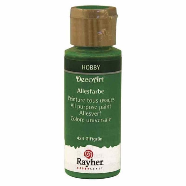 Premium akrylmaling Giftgrøn 59 ml Gift grön