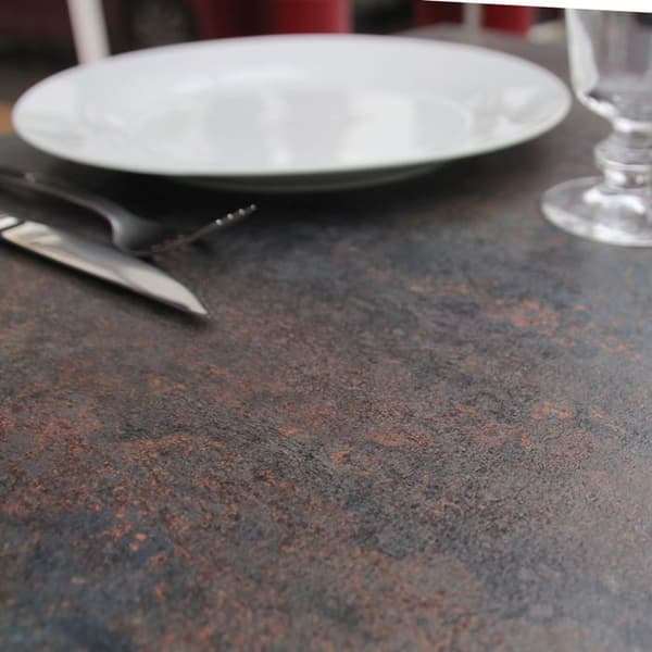 Rundt bord Ø 120 cm Rom bistro rust brun