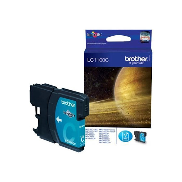Brother LC1100C Cyan blækpatron