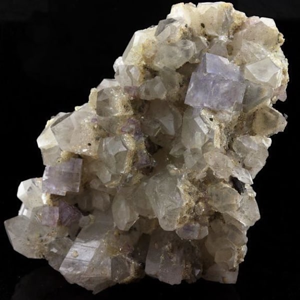 Fluorit + Kvarts - ABIJOUX - Sten og Mineraler - 451,0 ct - La Collada, Spanien