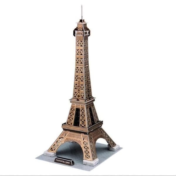 Puzzle 3D - Eiffeltårnet - Byggespil - EXPLORA - 39 dele - Fra 5 år
