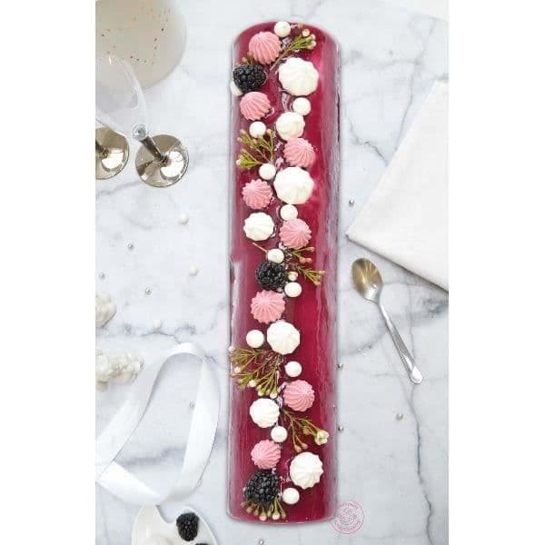 Udvidelig logform - SCRAPCOOKING - Rustfrit stål - XXL - 28 til 45 cm - B 9.9 cm x H 9.9 cm grå