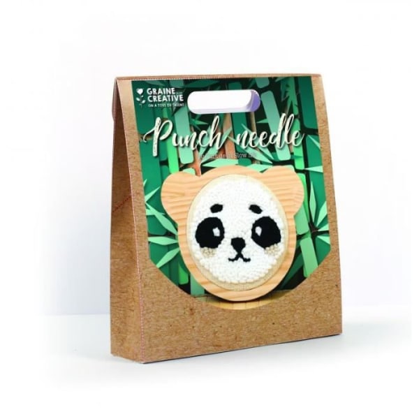 Creative Seed - Panda Punch Needle Kit Orange