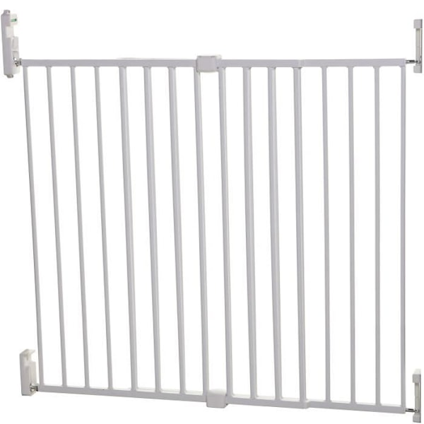 DREAMBABY Erittäin leveä BROADWAY Gro Gate -turvaportti - Ruuvattava - L 76/134,5 x K 76 cm - Valkoinen
