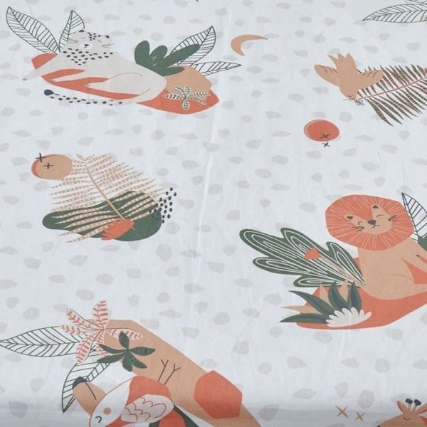 Maxi Malin TINEO AMAZONIE 5in1 leikkimatto - Monitoiminen skaalautuva matto - 120x180x5 cm Beige, vit, grön