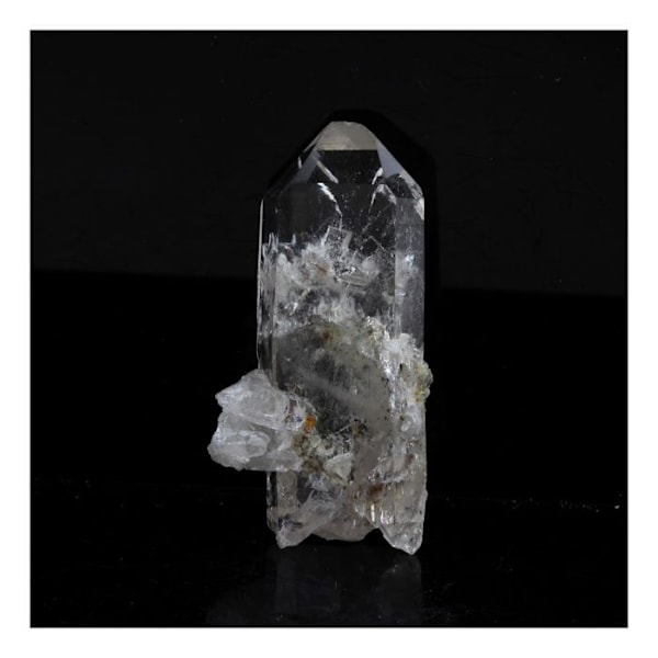 Sten og mineraler. Kvarts + Klorit. 28,0 ct. Col de Sarennes, Isère, Frankrig.