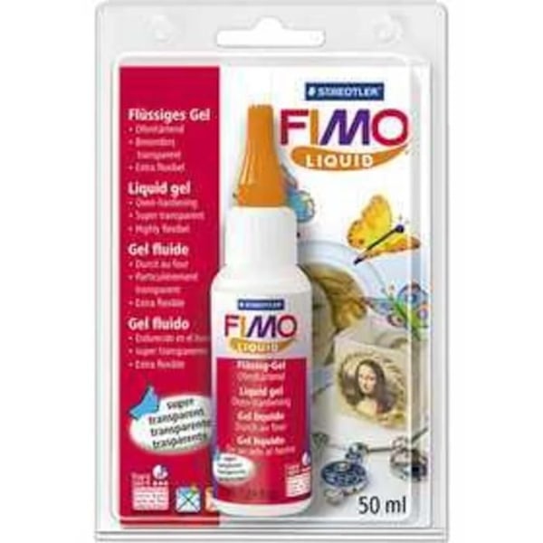 Flydende Fimo - STAEDTLER - 50 ml gelflaske - Gennemsigtig - Kreativt fritidstilbehør Gennemsigtig