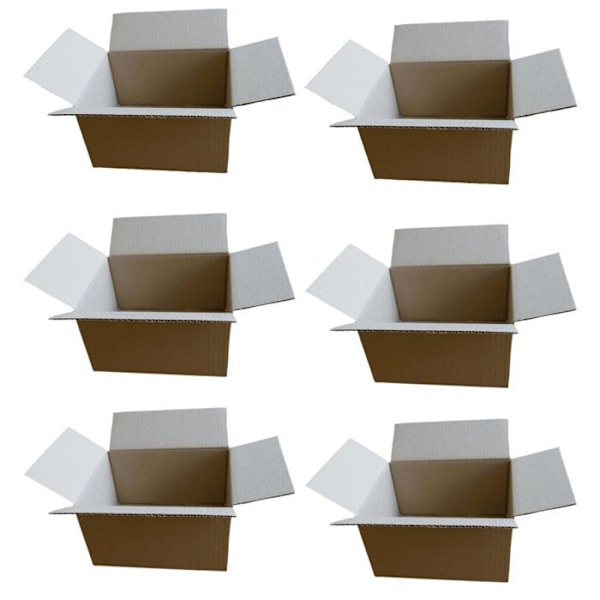 30 pientä pakkalaatikkoa 16 x 12 x 11 cm kastanj