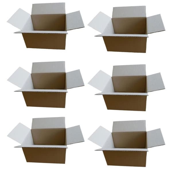 30 små packboxar 16 x 12 x 11 cm brun