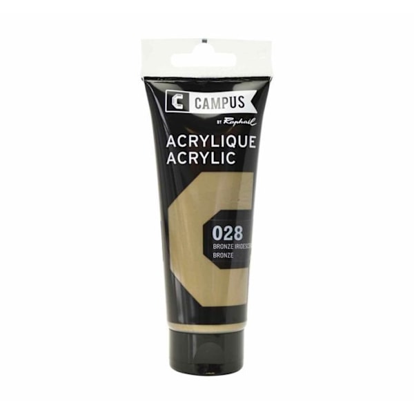 Akrylmaling 100 ml - Iriserende bronze n°028 kastanj
