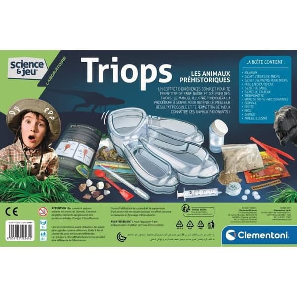 Clementoni - Science & Leg - Triops Flerfärgad