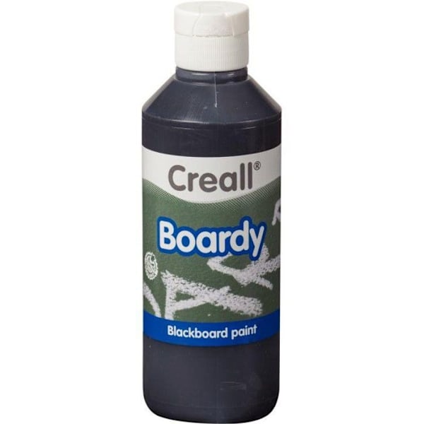 Tavelfärg - CREALL - 34004 - Flaska 250ml - Färg Svart - Matt finish Svart