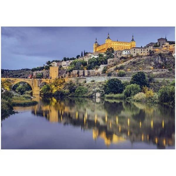 TOLEDO Pussel - 1000 bitar - Educa varumärke - Arkitektur och monument - Mått 68 x 48 cm Flerfärgad