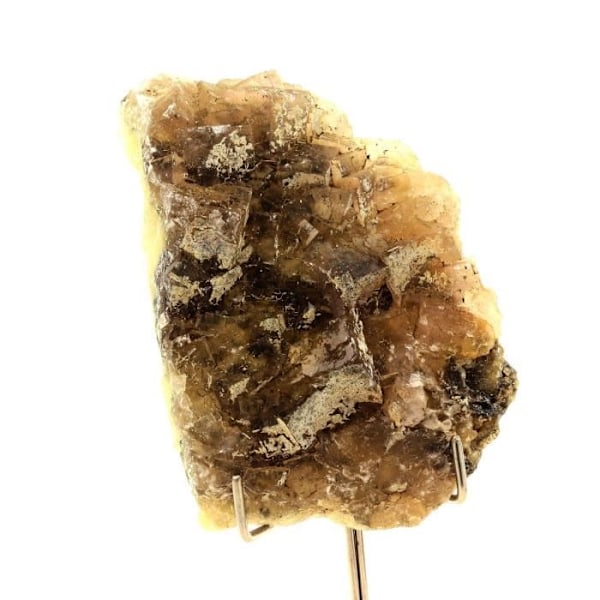 Sten og mineraler. Fluorit. 620,0 ct. Chaillac, Indre, Frankrig.