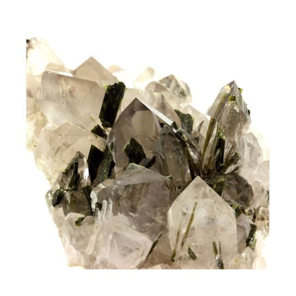 Quartz + Epidote 1580,0 karat Flerfärgad
