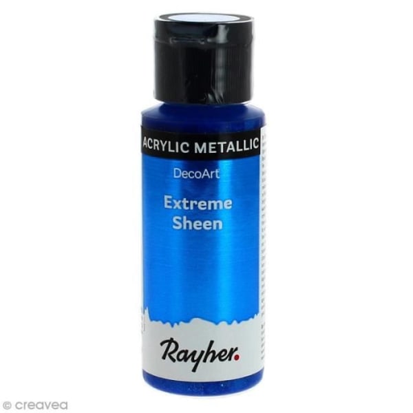 Metallisk akrylfärg - extrem glans Rayher - 59 ml Safirblå