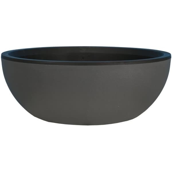 Blomkruka - RIVIERA - Granit - D40 H15 cm - Grå Grå