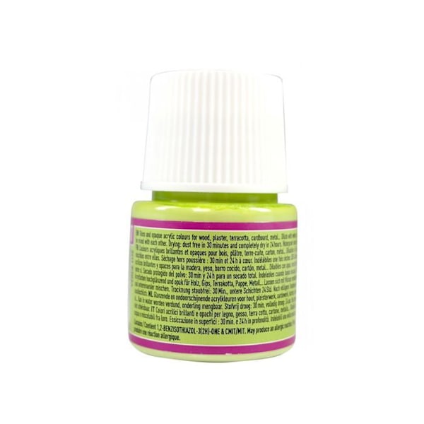 Akrylmaling - Pébéo - P.BO Déco - Lysegrøn - Blank - 45ml Grön
