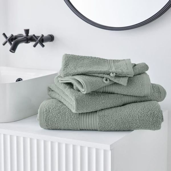 Maxi Badehåndklæde I DAG 90x150 cm 100% Bomuld - Celadon Grön