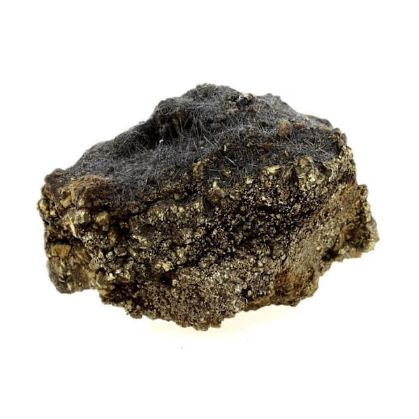 Boulangerit + Pyrit 1445,0 karat Flerfärgad