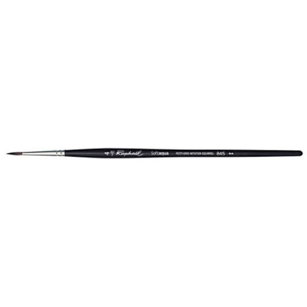 Pensel - Rund - Akvarel - Softaqua - Serie 845 - Petit-gris - N°4 - Raphaël