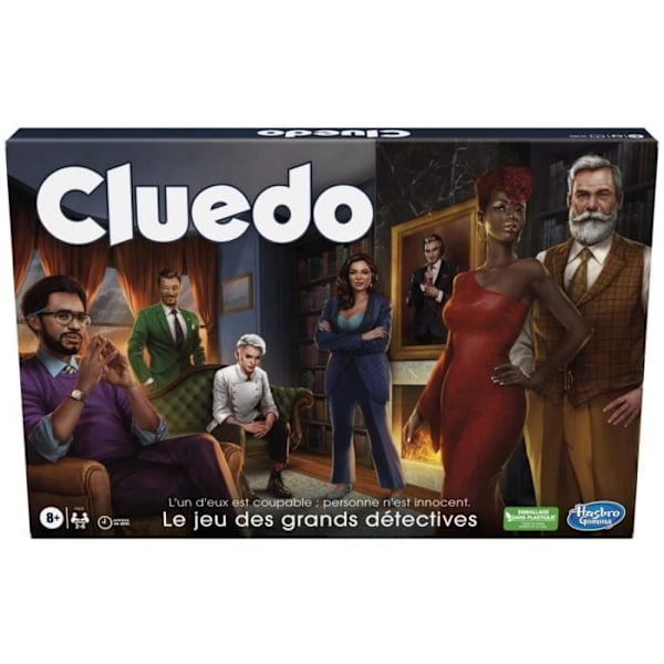 Cluedo Classic, uusi versio, Reflection ja strategialautapeli, 8-vuotiaasta alkaen Flerfärgad