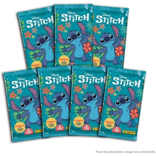 Metal Box - PANINI - STITCH TC - 7 packets - 42 cards