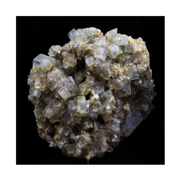 Sten og mineraler. Fluorit. 571,0 øre. Retter, Ardèche, Frankrig.