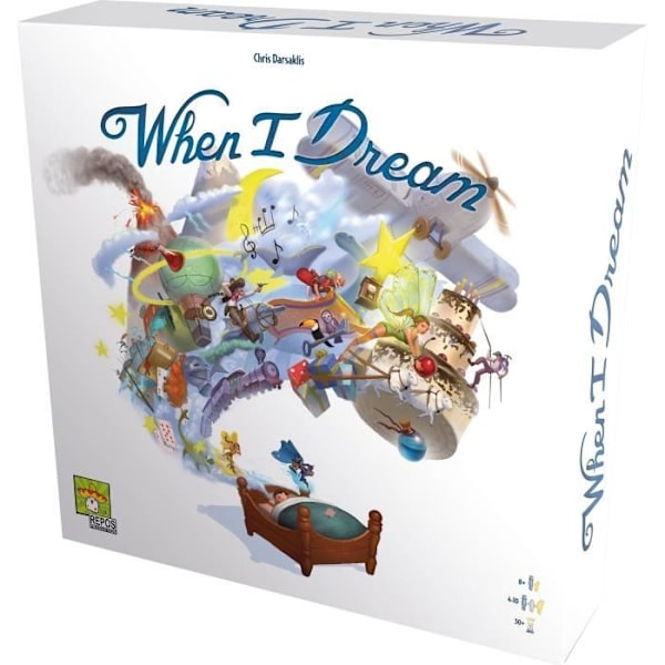 When I Dream-brädspel - ASMODEE - 8 år och uppåt - 4 spelare eller fler - 30 min Flerfärgad
