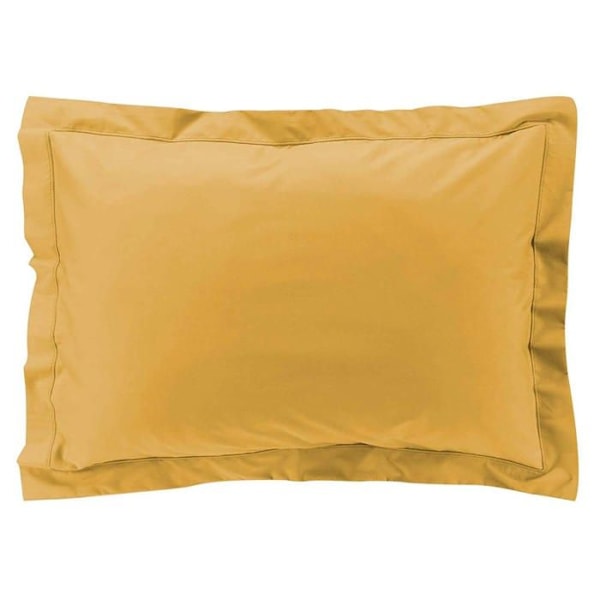 Pudebetræk - Bomuld - Gul - 50x70 cm - Percale - Vaskbar ved 30° Gul